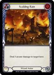 Scalding Rain (Yellow) [ARC142-C] 1st Edition Rainbow Foil | Shuffle n Cut Hobbies & Games