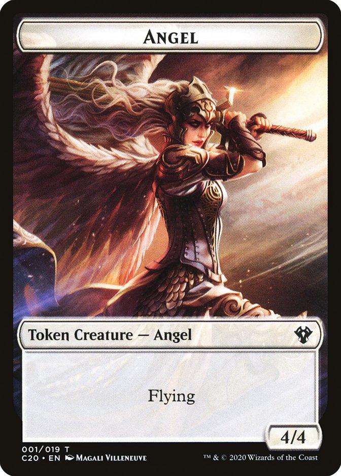 Angel Token [Commander 2020 Tokens] | Shuffle n Cut Hobbies & Games