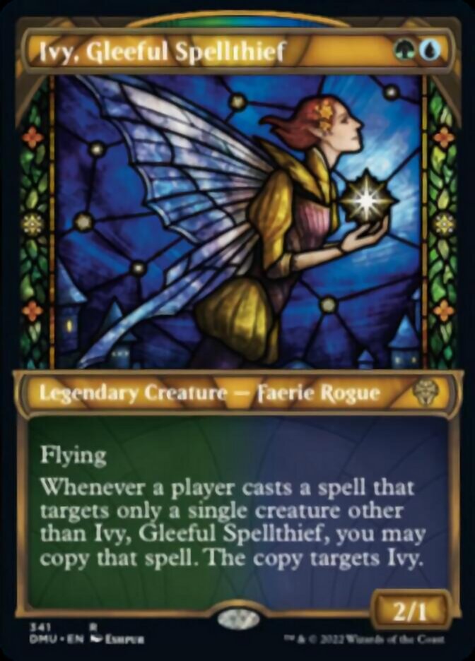 Ivy, Gleeful Spellthief (Showcase Textured) [Dominaria United] | Shuffle n Cut Hobbies & Games