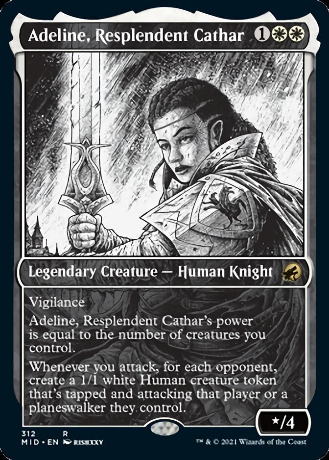 Adeline, Resplendent Cathar (Showcase Eternal Night) [Innistrad: Midnight Hunt] | Shuffle n Cut Hobbies & Games