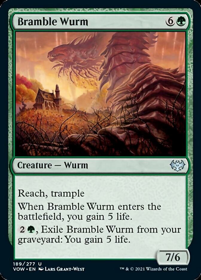 Bramble Wurm [Innistrad: Crimson Vow] | Shuffle n Cut Hobbies & Games