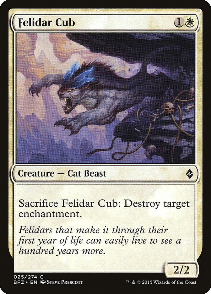 Felidar Cub [Battle for Zendikar] | Shuffle n Cut Hobbies & Games