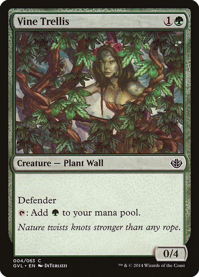 Vine Trellis (Garruk vs. Liliana) [Duel Decks Anthology] | Shuffle n Cut Hobbies & Games