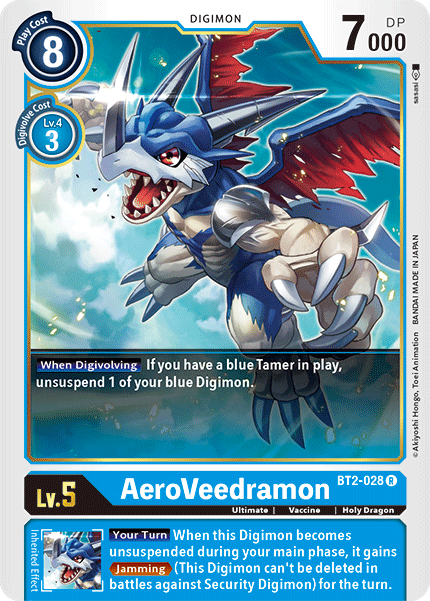 AeroVeedramon [BT2-028] [Release Special Booster Ver.1.5] | Shuffle n Cut Hobbies & Games