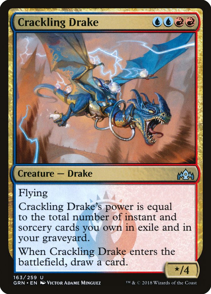 Crackling Drake [Guilds of Ravnica] | Shuffle n Cut Hobbies & Games