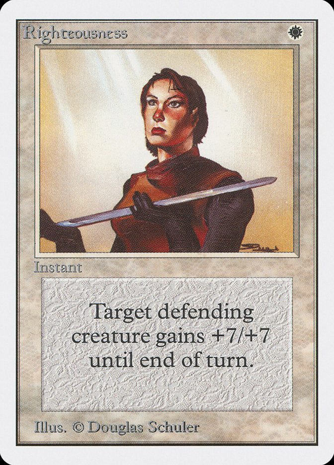 Righteousness [Unlimited Edition] | Shuffle n Cut Hobbies & Games