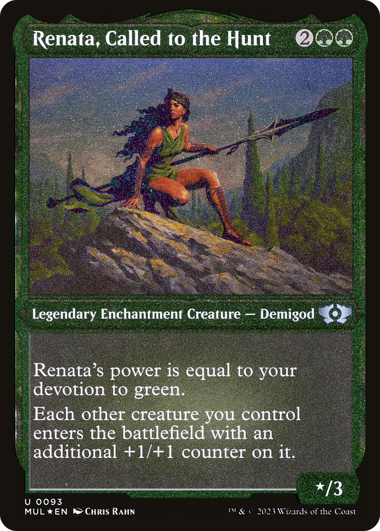 Renata, Called to the Hunt (Foil Etched) [Multiverse Legends] | Shuffle n Cut Hobbies & Games