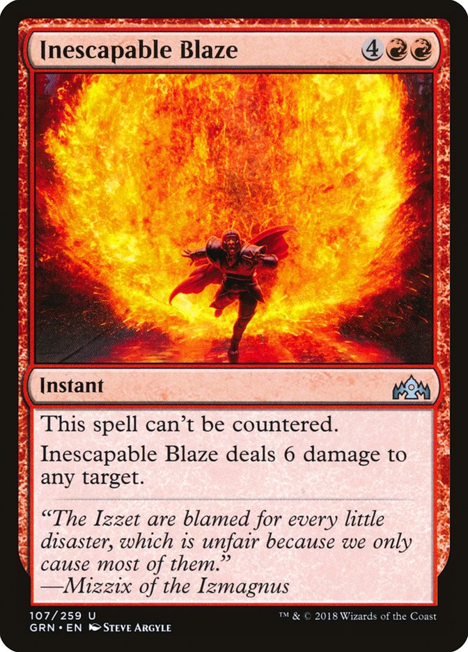 Inescapable Blaze [Guilds of Ravnica] | Shuffle n Cut Hobbies & Games