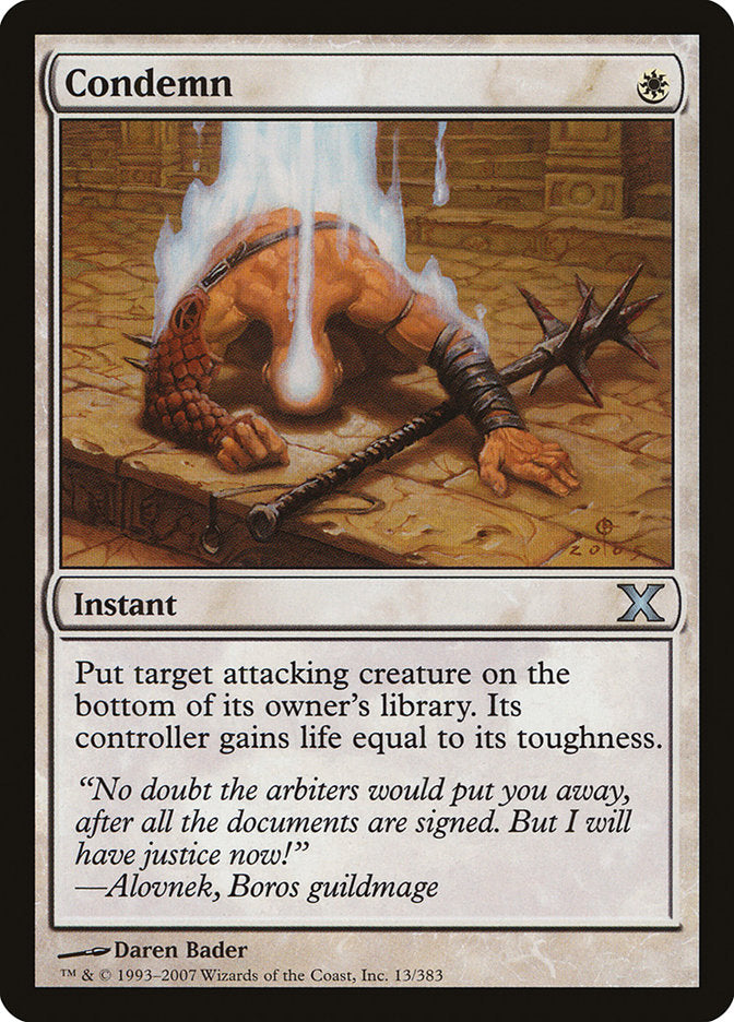 Condemn [Tenth Edition] | Shuffle n Cut Hobbies & Games