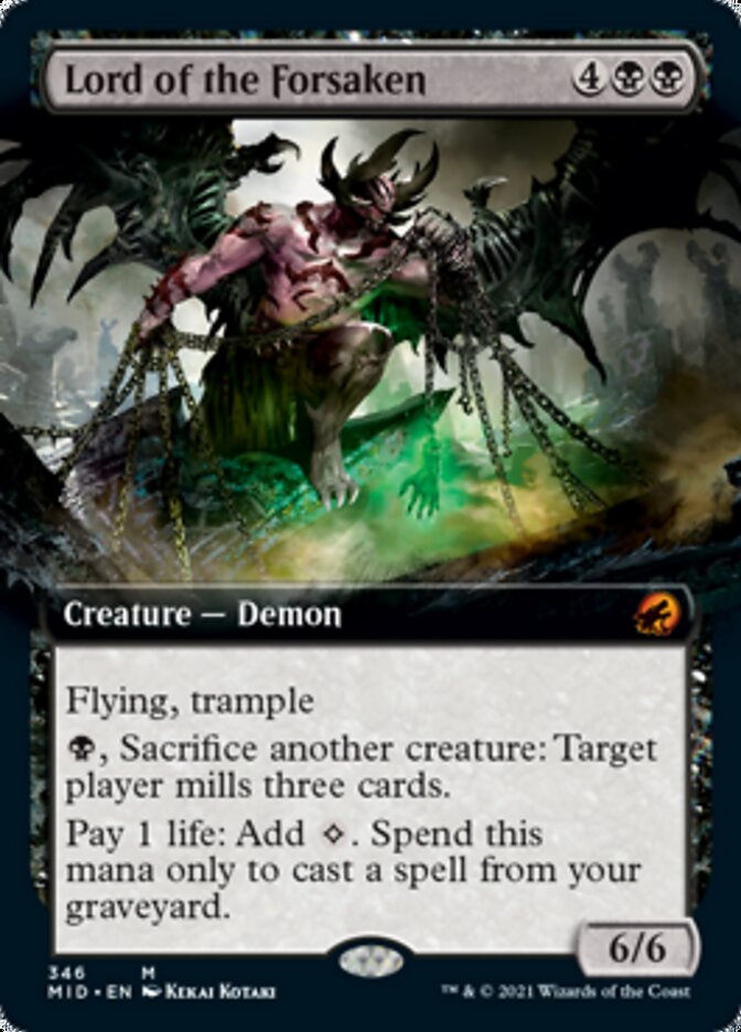 Lord of the Forsaken (Extended Art) [Innistrad: Midnight Hunt] | Shuffle n Cut Hobbies & Games