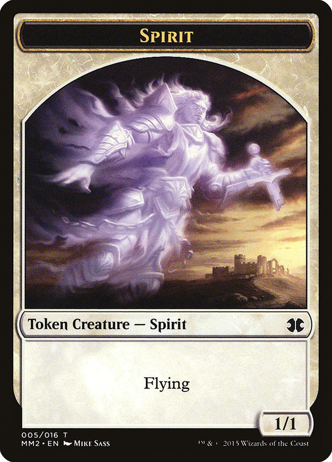 Spirit Token [Modern Masters 2015 Tokens] | Shuffle n Cut Hobbies & Games