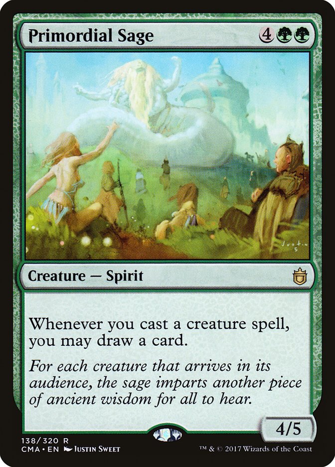 Primordial Sage [Commander Anthology] | Shuffle n Cut Hobbies & Games