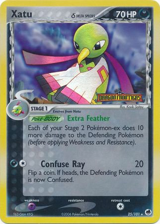 Xatu (25/101) (Delta Species) (Stamped) [EX: Dragon Frontiers] | Shuffle n Cut Hobbies & Games