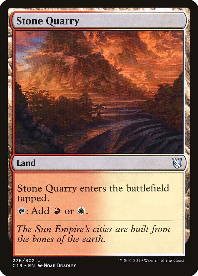 Stone Quarry [Commander 2019] | Shuffle n Cut Hobbies & Games