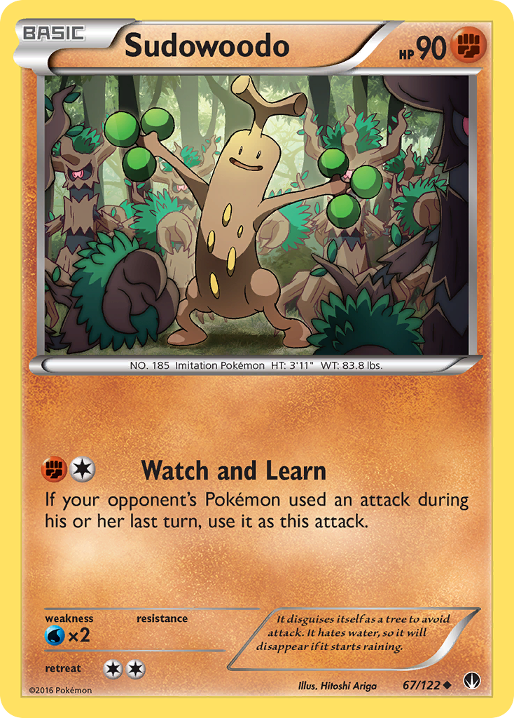 Sudowoodo (67/122) [XY: BREAKpoint] | Shuffle n Cut Hobbies & Games