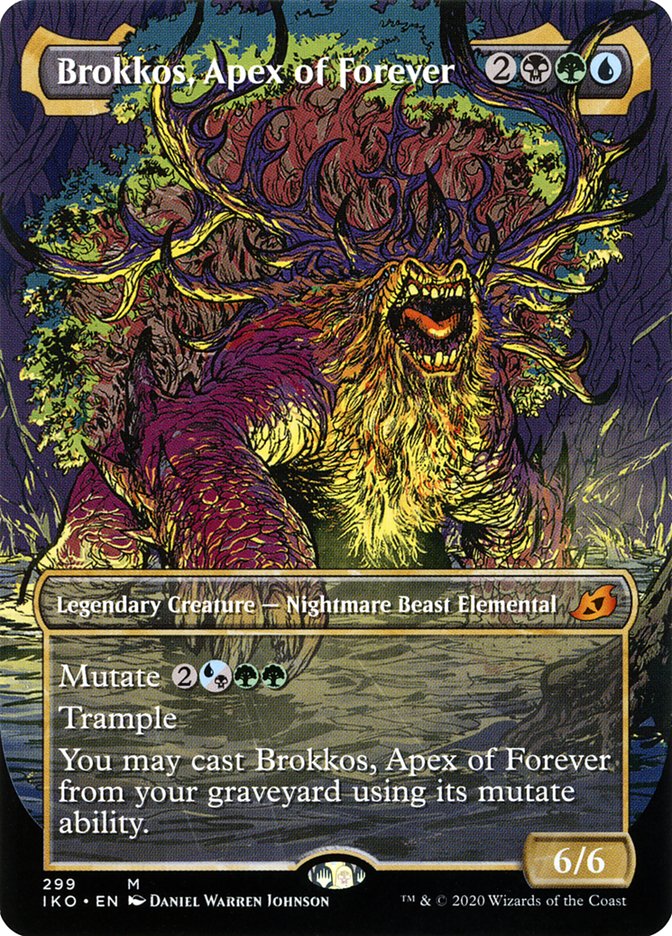 Brokkos, Apex of Forever (Showcase) [Ikoria: Lair of Behemoths] | Shuffle n Cut Hobbies & Games