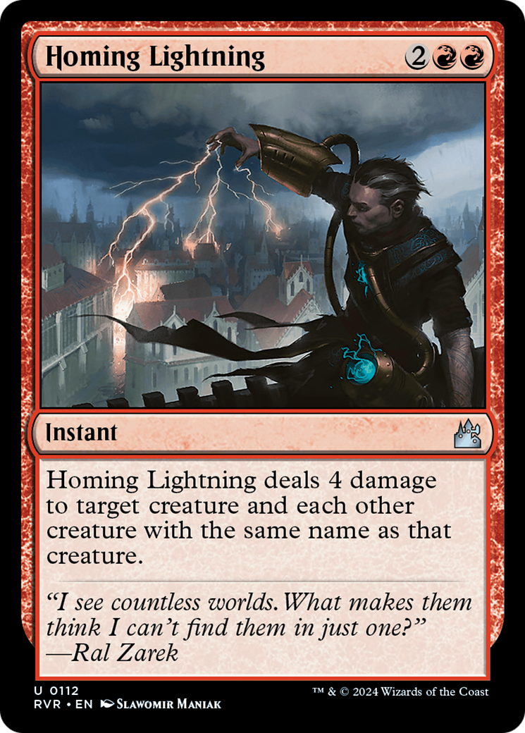 Homing Lightning [Ravnica Remastered] | Shuffle n Cut Hobbies & Games