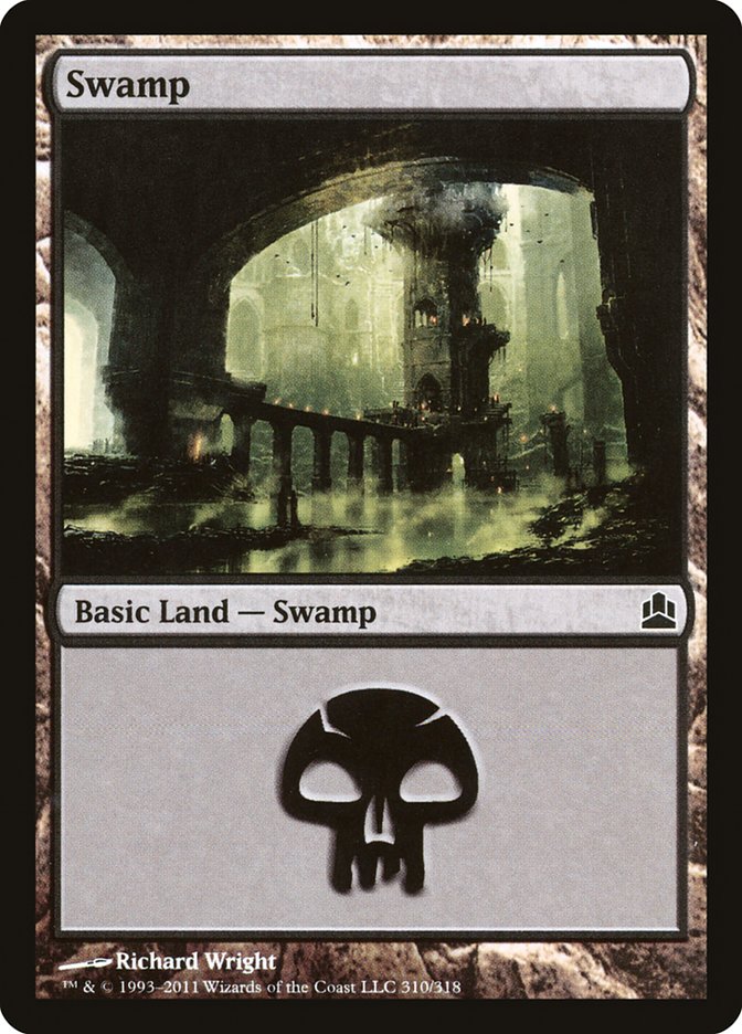 Swamp (310) [Commander 2011] | Shuffle n Cut Hobbies & Games
