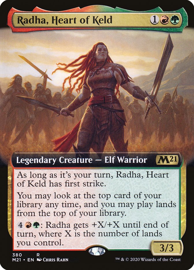 Radha, Heart of Keld (Extended Art) [Core Set 2021] | Shuffle n Cut Hobbies & Games