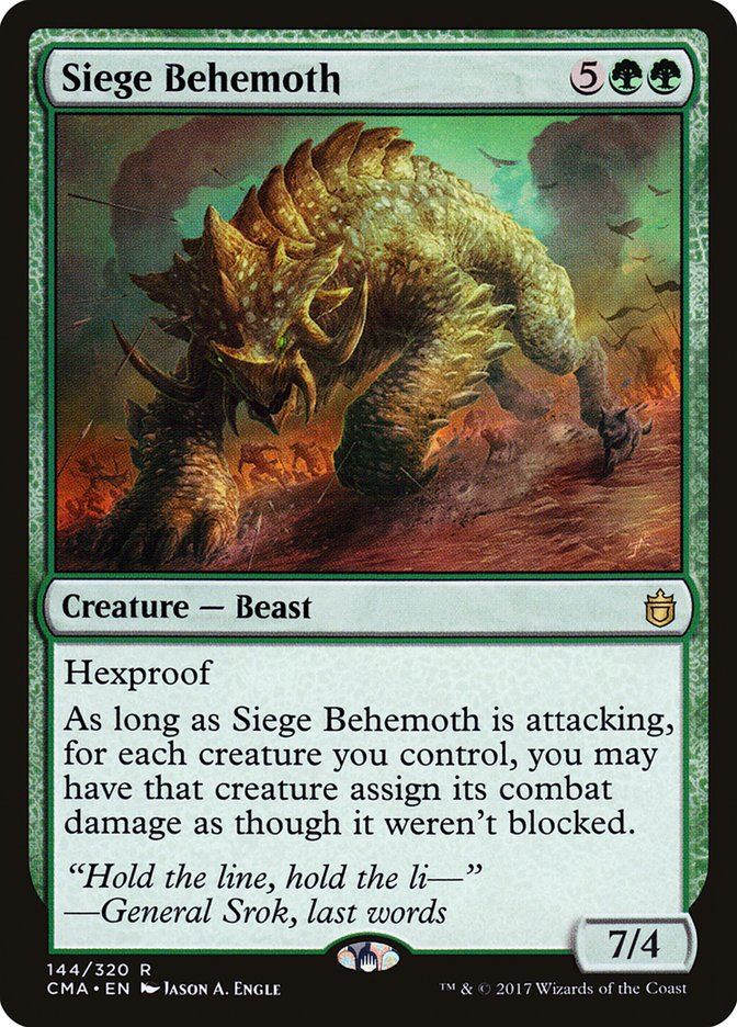 Siege Behemoth [Commander Anthology] | Shuffle n Cut Hobbies & Games