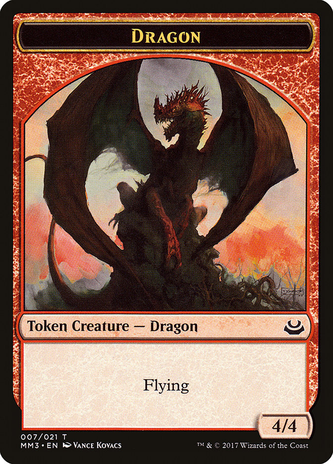 Dragon Token [Modern Masters 2017 Tokens] | Shuffle n Cut Hobbies & Games
