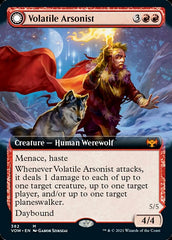 Volatile Arsonist // Dire-Strain Anarchist (Extended Art) [Innistrad: Crimson Vow] | Shuffle n Cut Hobbies & Games