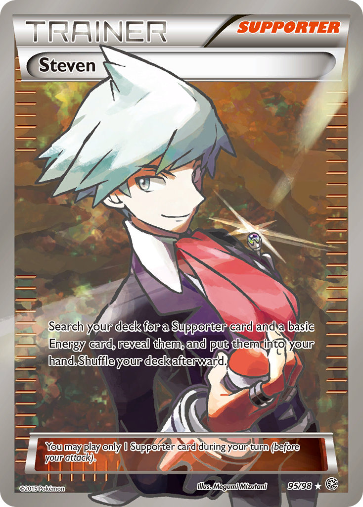 Steven (95/98) [XY: Ancient Origins] | Shuffle n Cut Hobbies & Games