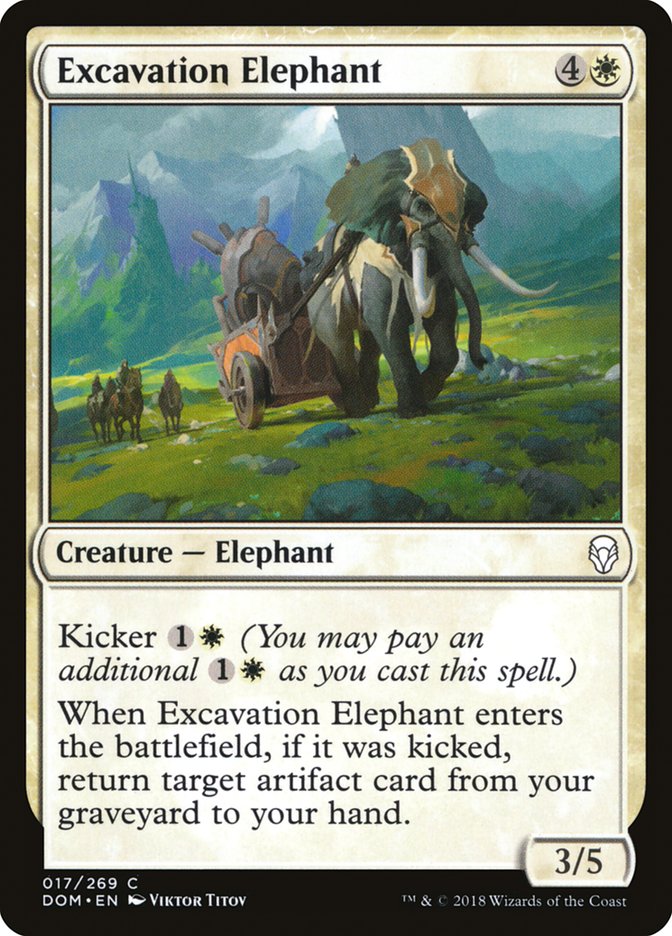Excavation Elephant [Dominaria] | Shuffle n Cut Hobbies & Games