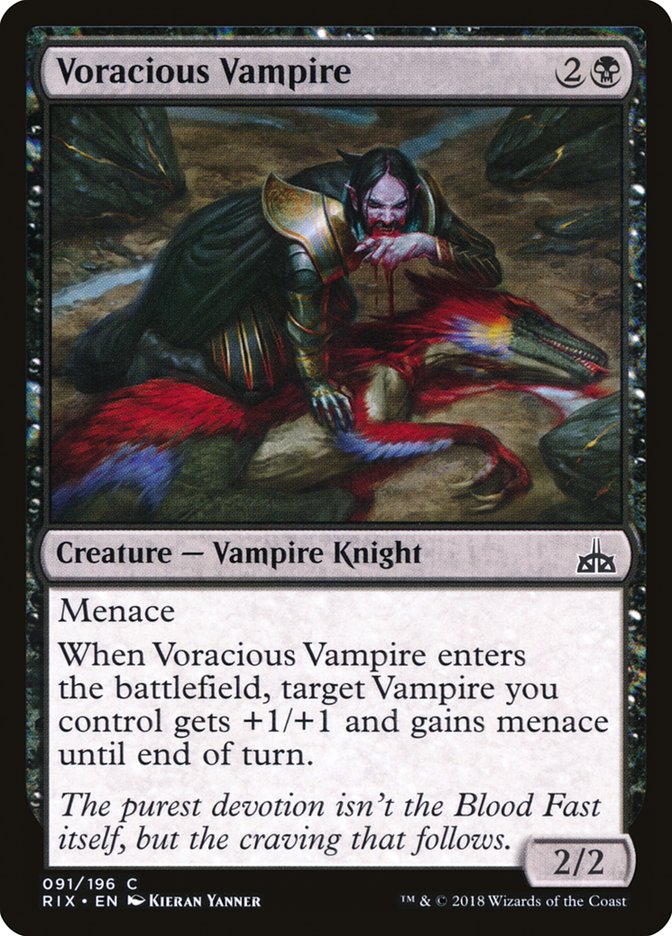 Voracious Vampire [Rivals of Ixalan] | Shuffle n Cut Hobbies & Games
