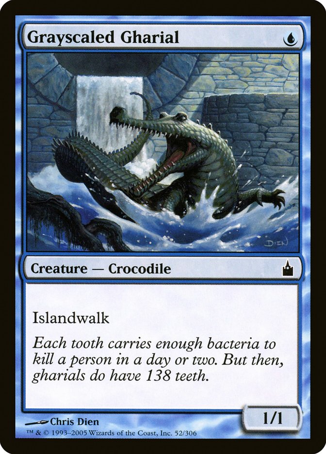 Grayscaled Gharial [Ravnica: City of Guilds] | Shuffle n Cut Hobbies & Games
