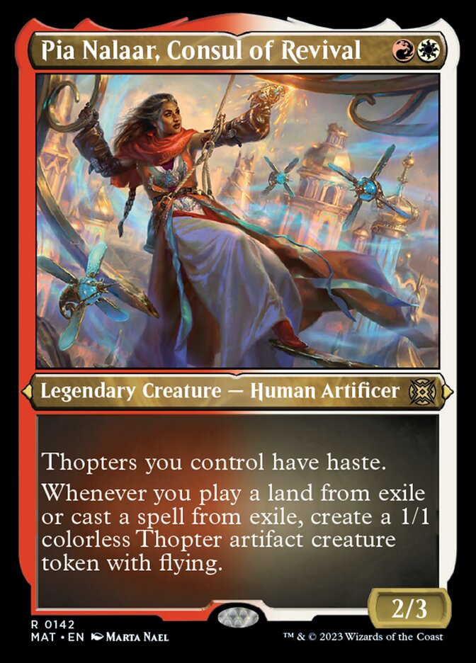 Pia Nalaar, Consul of Revival (Foil Etched) [March of the Machine: The Aftermath] | Shuffle n Cut Hobbies & Games