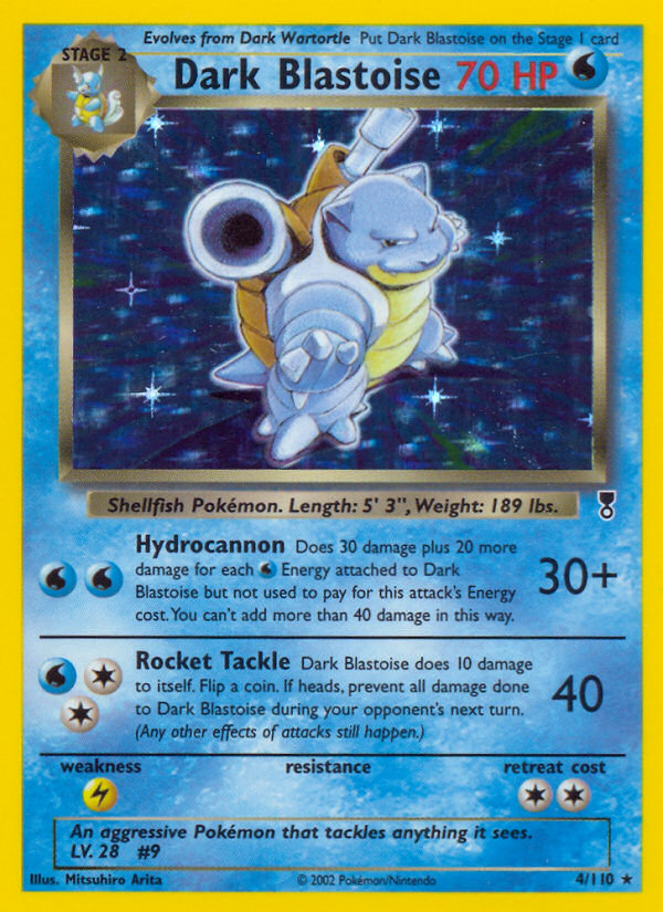 Dark Blastoise (4/110) [Legendary Collection] | Shuffle n Cut Hobbies & Games
