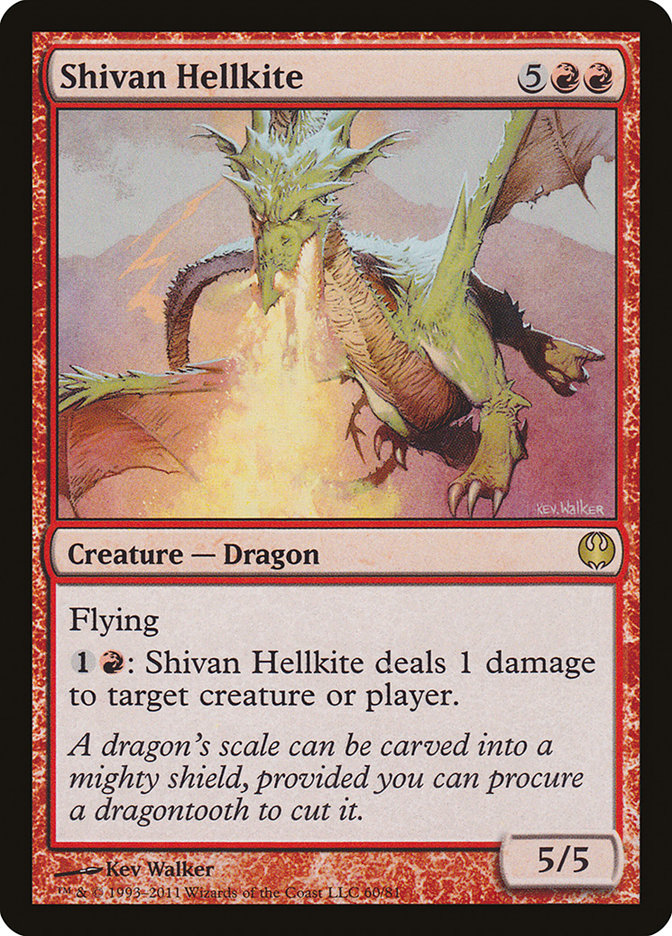 Shivan Hellkite [Duel Decks: Knights vs. Dragons] | Shuffle n Cut Hobbies & Games