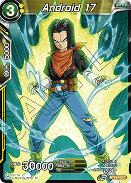 Android 17 (Common) [BT13-108] | Shuffle n Cut Hobbies & Games