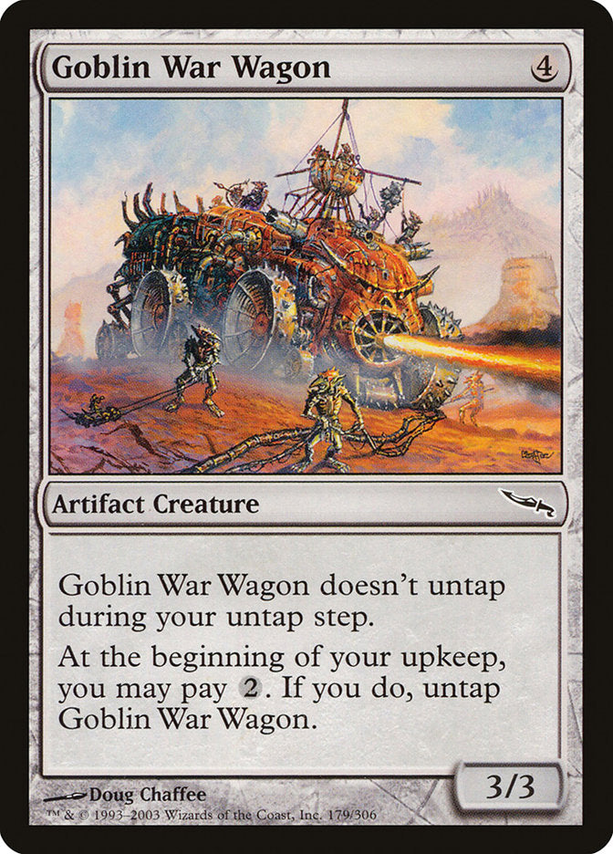 Goblin War Wagon [Mirrodin] | Shuffle n Cut Hobbies & Games