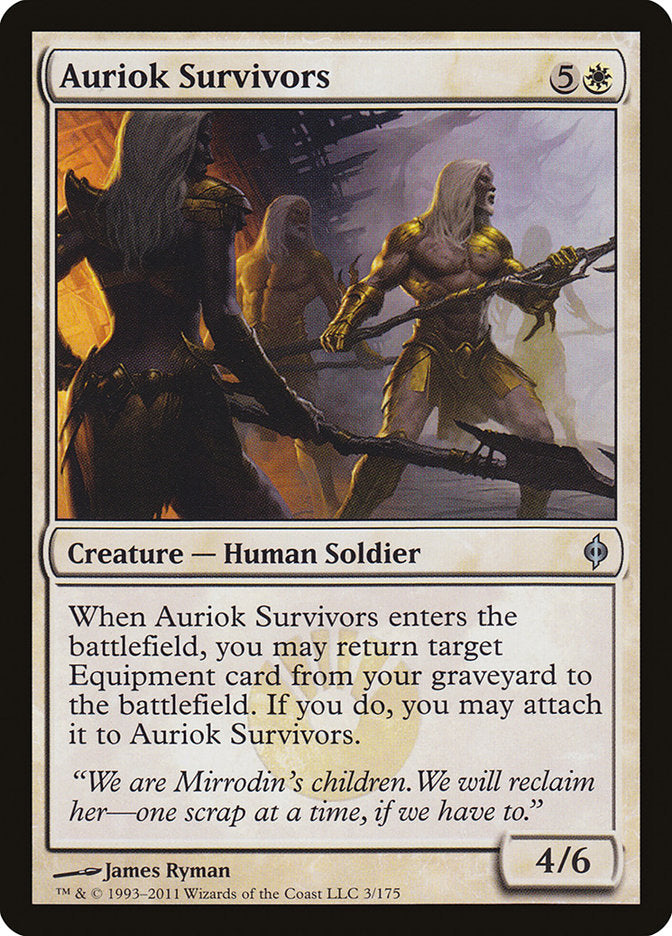 Auriok Survivors [New Phyrexia] | Shuffle n Cut Hobbies & Games