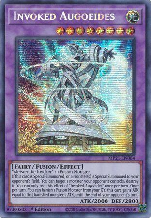 Invoked Augoeides [MP21-EN064] Prismatic Secret Rare | Shuffle n Cut Hobbies & Games