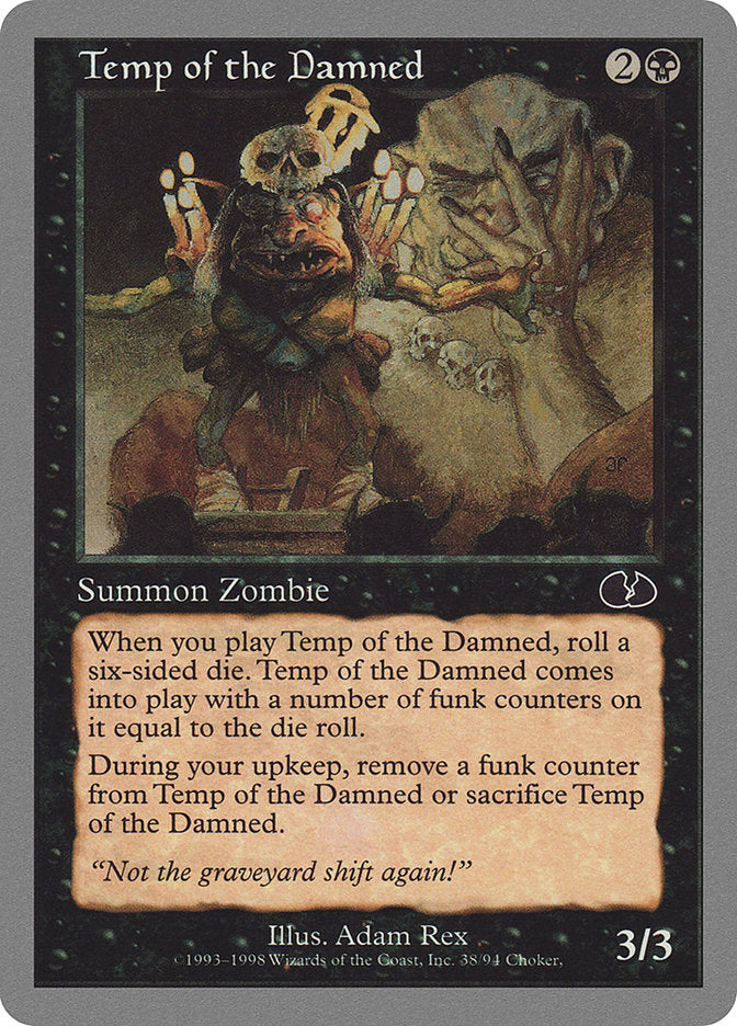 Temp of the Damned [Unglued] | Shuffle n Cut Hobbies & Games