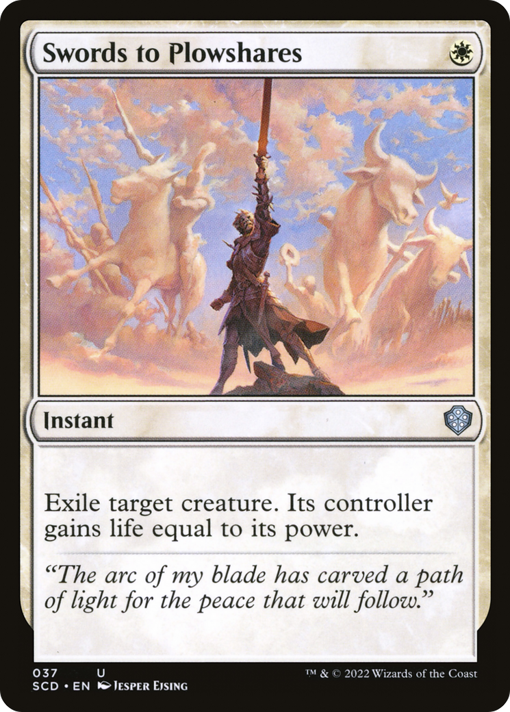 Swords to Plowshares [Starter Commander Decks] | Shuffle n Cut Hobbies & Games
