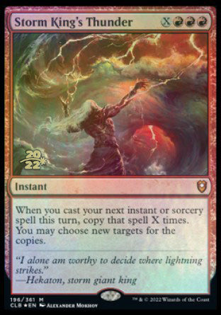 Storm King's Thunder [Commander Legends: Battle for Baldur's Gate Prerelease Promos] | Shuffle n Cut Hobbies & Games