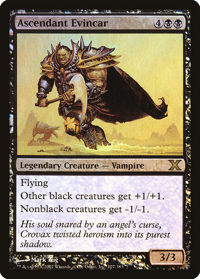 Ascendant Evincar (Premium Foil) [Tenth Edition] | Shuffle n Cut Hobbies & Games