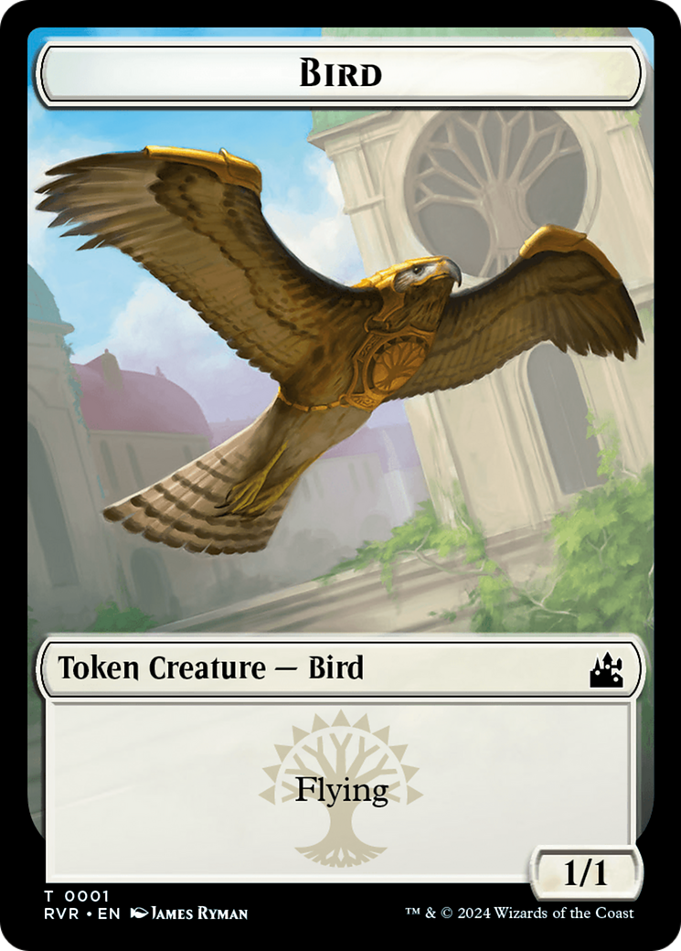 Bird // Centaur Double-Sided Token [Ravnica Remastered Tokens] | Shuffle n Cut Hobbies & Games