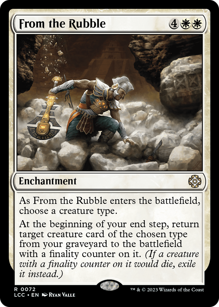 From the Rubble [The Lost Caverns of Ixalan Commander] | Shuffle n Cut Hobbies & Games