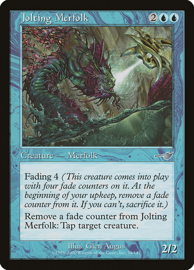 Jolting Merfolk [Nemesis] | Shuffle n Cut Hobbies & Games