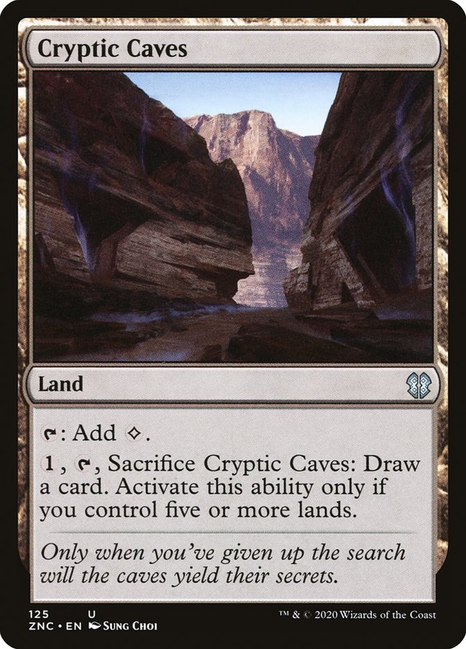 Cryptic Caves [Zendikar Rising Commander] | Shuffle n Cut Hobbies & Games