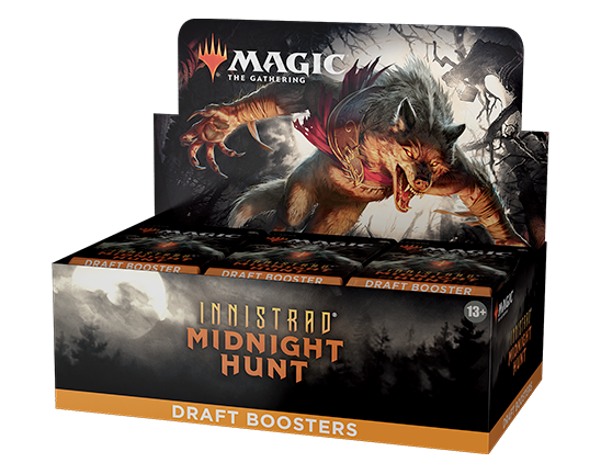Magic Innistrad Midnight Hunt Draft Booster Display | Shuffle n Cut Hobbies & Games