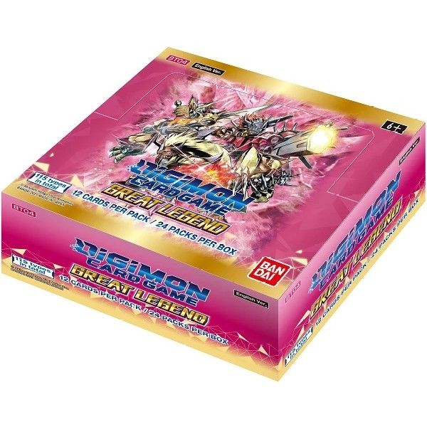 Digimon Great Legend BT04 Booster Display | Shuffle n Cut Hobbies & Games