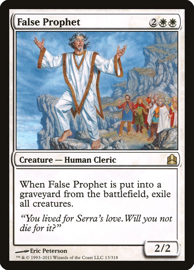 False Prophet [Commander 2011] | Shuffle n Cut Hobbies & Games