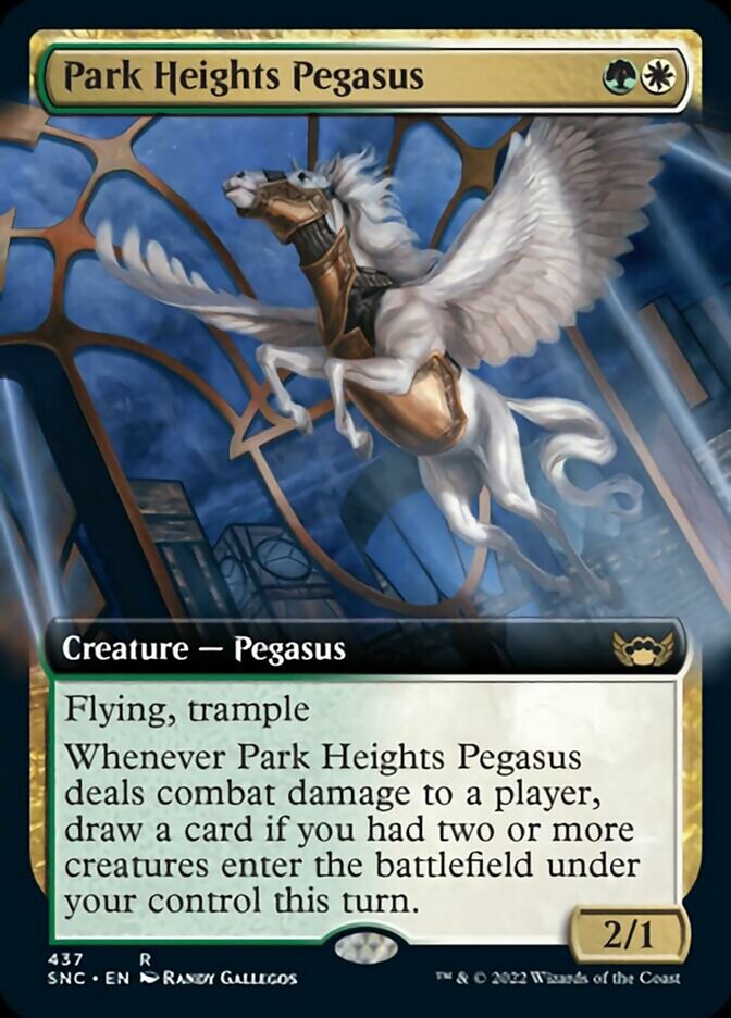 Park Heights Pegasus (Extended Art) [Streets of New Capenna] | Shuffle n Cut Hobbies & Games