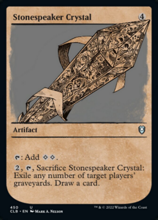Stonespeaker Crystal (Showcase) [Commander Legends: Battle for Baldur's Gate] | Shuffle n Cut Hobbies & Games